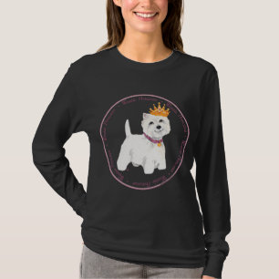 T-shirt Princesa / Príncipe Terrier West Highland