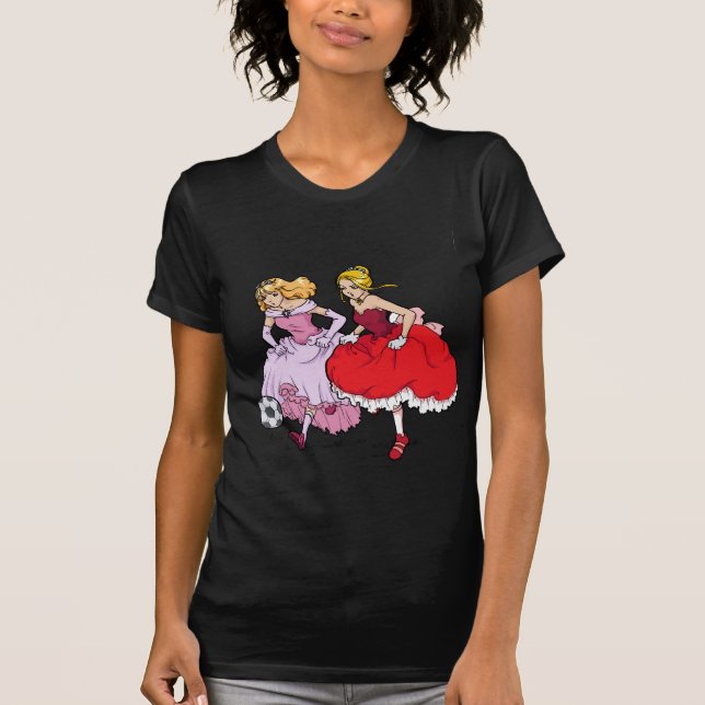 T-shirt Princesas do futebol (Frente)