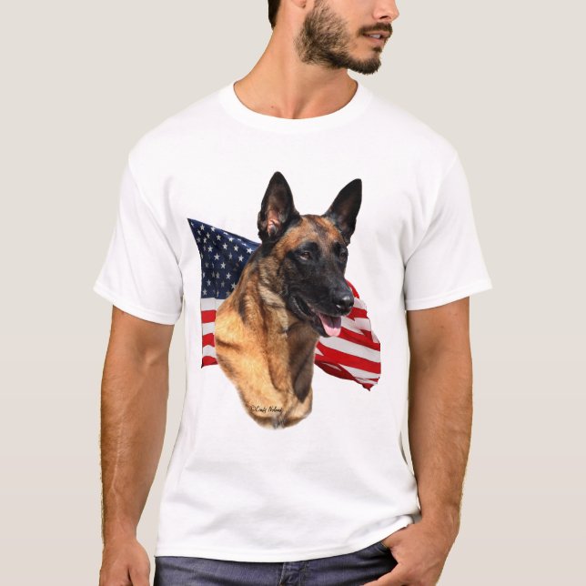 T-shirt principal de Malinois do belga (Frente)