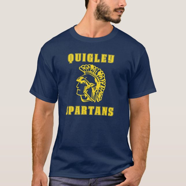 T-shirt PRINCIPAL de Quigley Spartans (Frente)