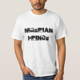 T-shirt Príncipe nigeriano
