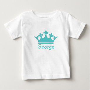 T-shirt Príncipe pequeno - um bebê real