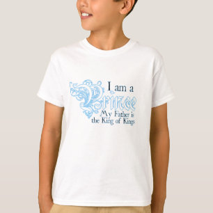 T-shirt Príncipe rei do T da campainha dos meninos dos