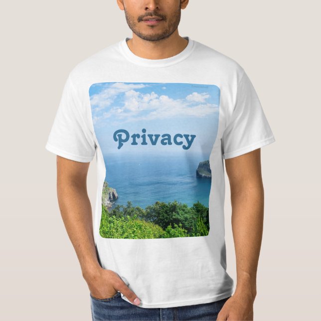 T-shirt — Privacy (Frente)