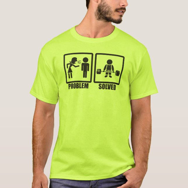 T-shirt Problema Resolvido - Elevação (Frente)