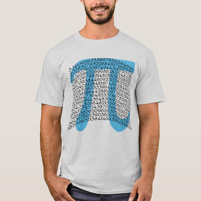T-shirt Produtos grandes do Pi (Frente)