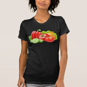 T-shirt Produtos hortícolas frescos