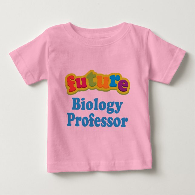 T-shirt Professor da biologia (futuro) para a criança (Frente)