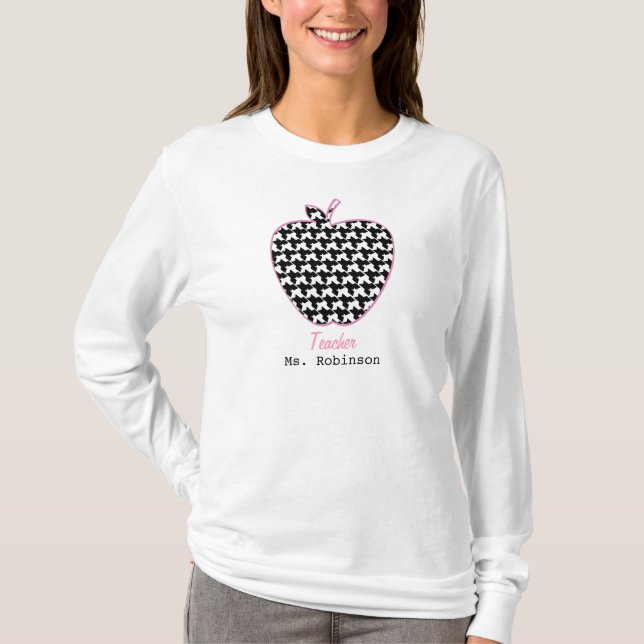 T-shirt Professor de Houndstooth Apple (Frente)