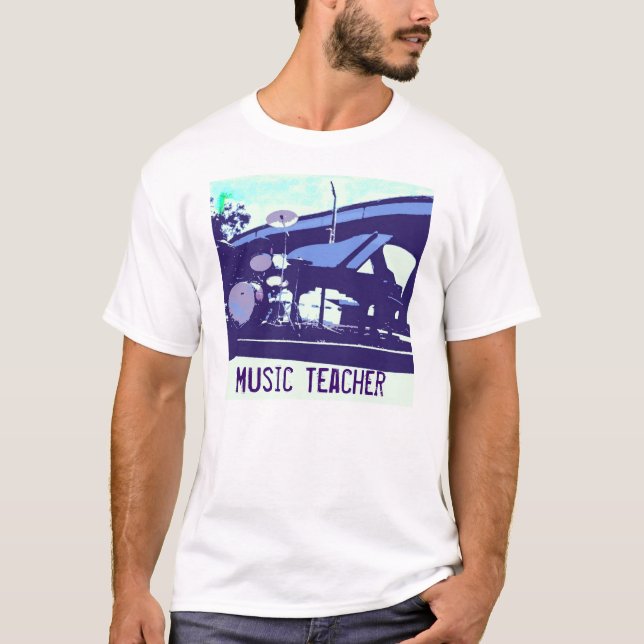 T-shirt Professor de Música (Frente)