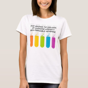 T-shirt Professores da biologia & da química: A ciência 