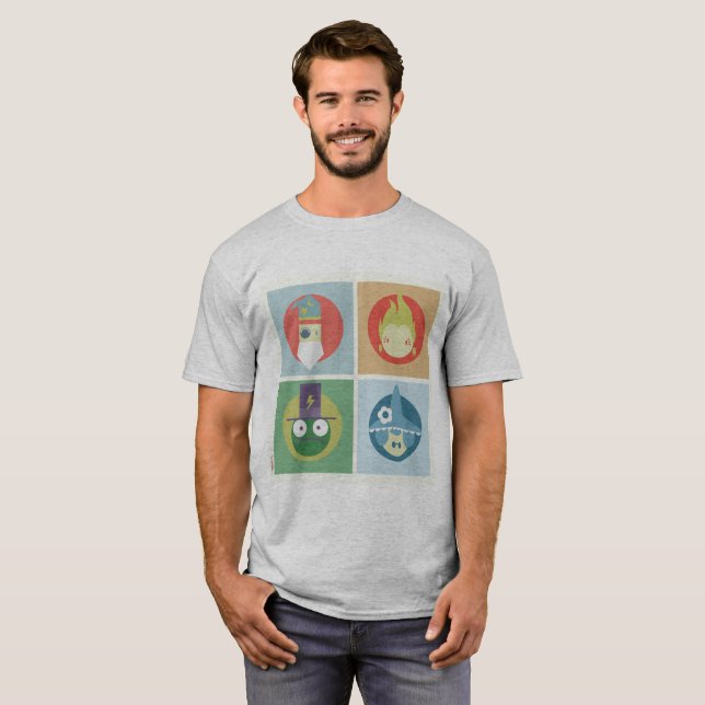 T-shirt Professores icónicos de Ravenwood (Frente Completa)