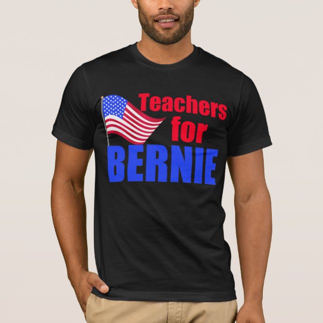 T-shirt Professores para máquinas de lixar de Bernie (Frente)