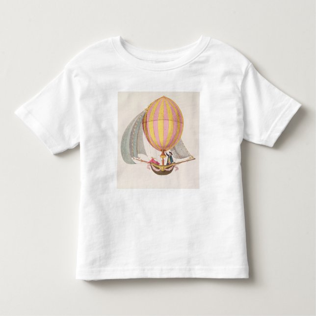 T-shirt Projete para um dirigible, francês, c.1785 (Frente)