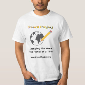 T-shirt Projeto do lápis - lápis para miúdos em África