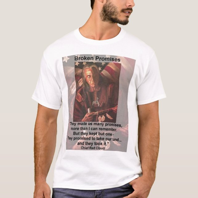 T-shirt promessas quebradas (Frente)