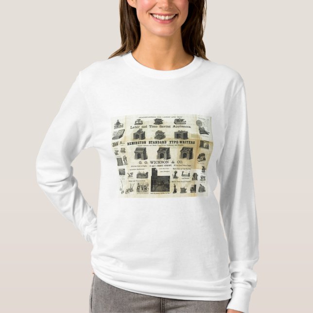 T-shirt Propaganda com mapa do guia (Frente)