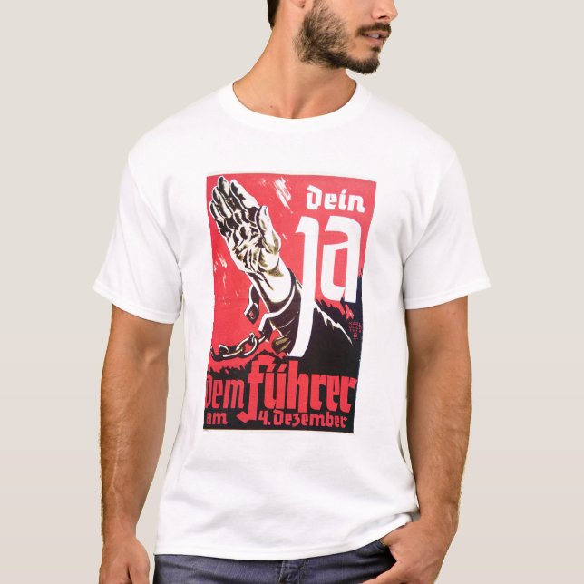 T-shirt Propaganda da rua, de "da vida rua em Londres", (Frente)