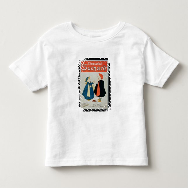 T-shirt Propaganda de poster de "chocolate Suchard" (cor (Frente)