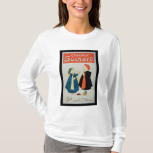 T-shirt Propaganda de poster de "chocolate Suchard" (cor