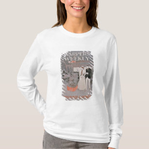 T-shirt Propaganda de poster "harpista semanal", plenos
