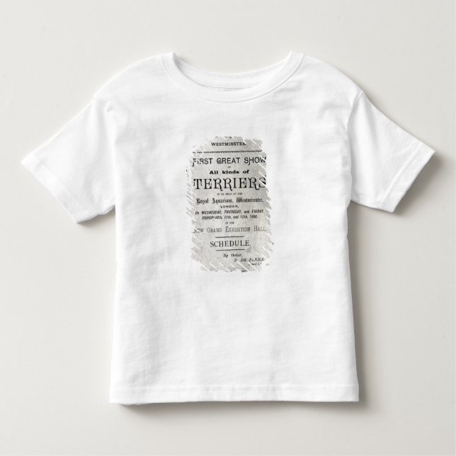 T-shirt Propaganda de poster o clube aliado de Terrier (Frente)