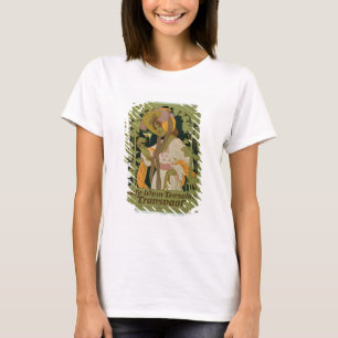 T-shirt Propaganda de poster "Transvaal" um café, vinho e