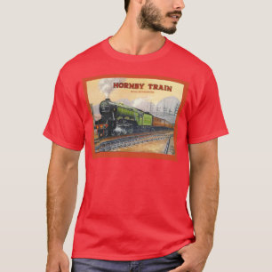 T-shirt Propaganda do vintage, grupos do trem de Hornby