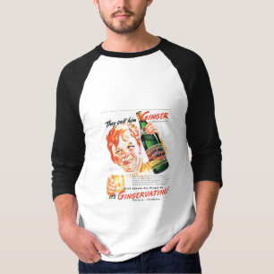 T-shirt Propaganda dos anos 30 de Gingervatin do ginger