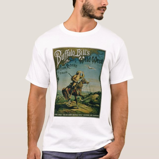 T-shirt Propaganda para 'o oeste selvagem e o Co de (Frente)