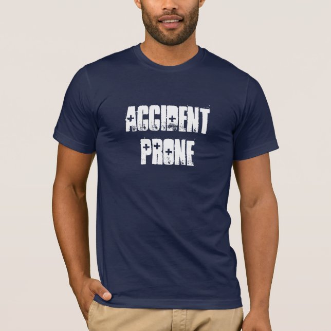 T-shirt propenso a los accidentes (Frente)