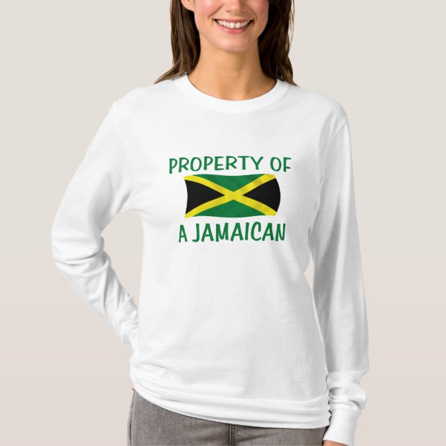 T-shirt Propriedade de um jamaicano (Frente)