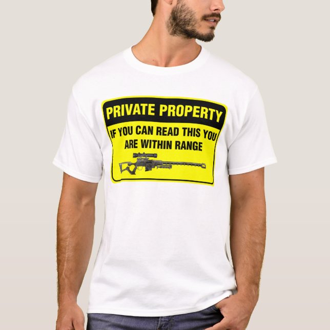 T-shirt Propriedade privada (Frente)