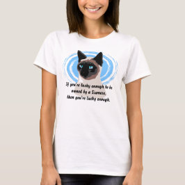 T-Shirt Proprietário de Sortudos Siameses
