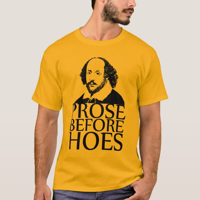 T-shirt prosa antes dos hoes (Frente)