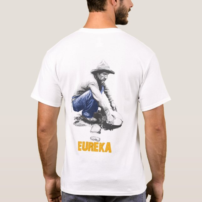 T-shirt Prospector Dourado (Verso)