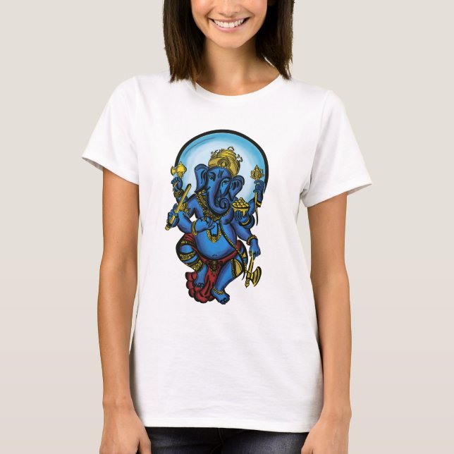 T-shirt Prosperidade de Ganesh (Frente)