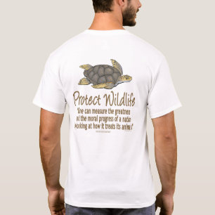 T-shirt Proteger as tartarugas marinhas