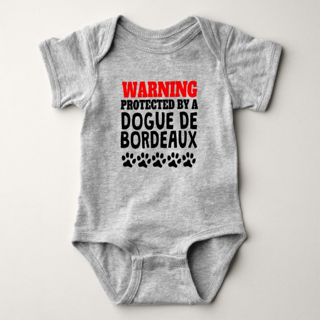 T-shirt Protegido por um Dogue de Bordéus (Frente)