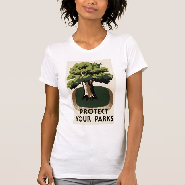 T-shirt Proteja Seus Parques (Frente)