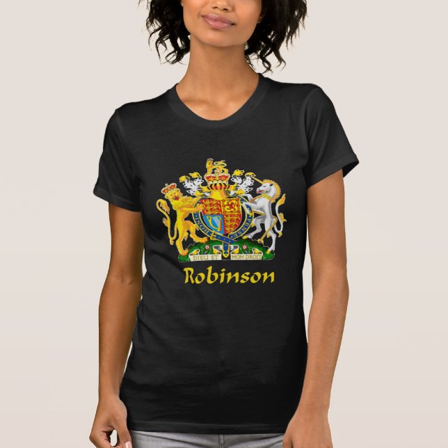 T-shirt Protetor de Robinson de Grâ Bretanha (Frente)