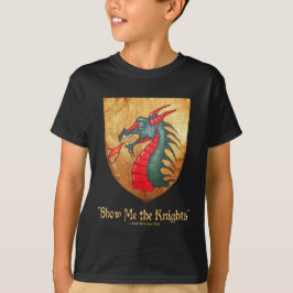 T-shirt Protetor medieval do dragão