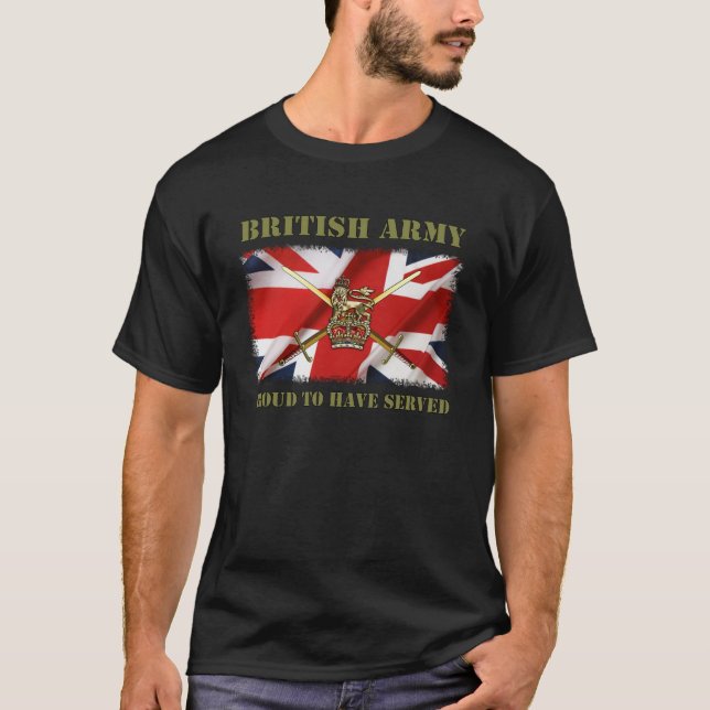 T-shirt Proud to UK have served ...... (Frente)