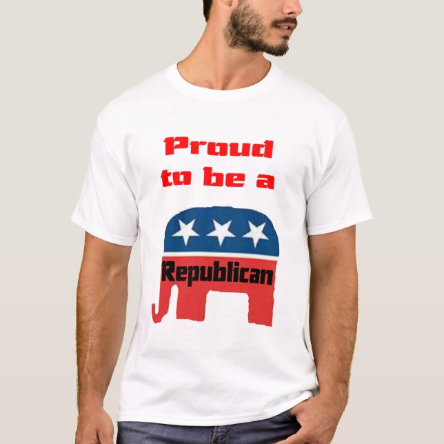 T-shirt proudrepublican (Frente)
