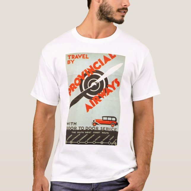 T-shirt Provincial Airways (Frente)