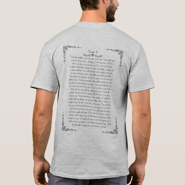 T-shirt Psalm 91 (Verso)