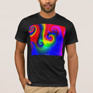 T-shirt psicadélicos Groovy da forma de Timz -