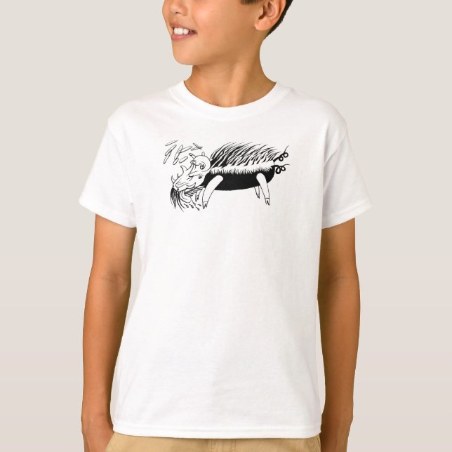T-shirt psíquico do porco (Frente)