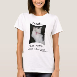 T-shirt Pssst… eu apenas Farted