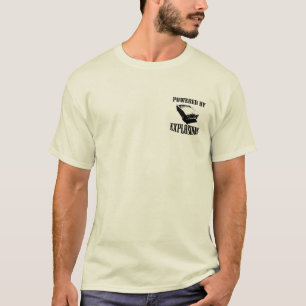 T-shirt "Psto carro de esportes britânico pelas explosõe